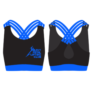 HMLC Women's "For Whom The Barbell Tolls" Bra-top